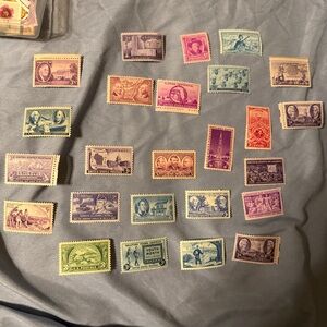 Vintage Postage Stamp Collection